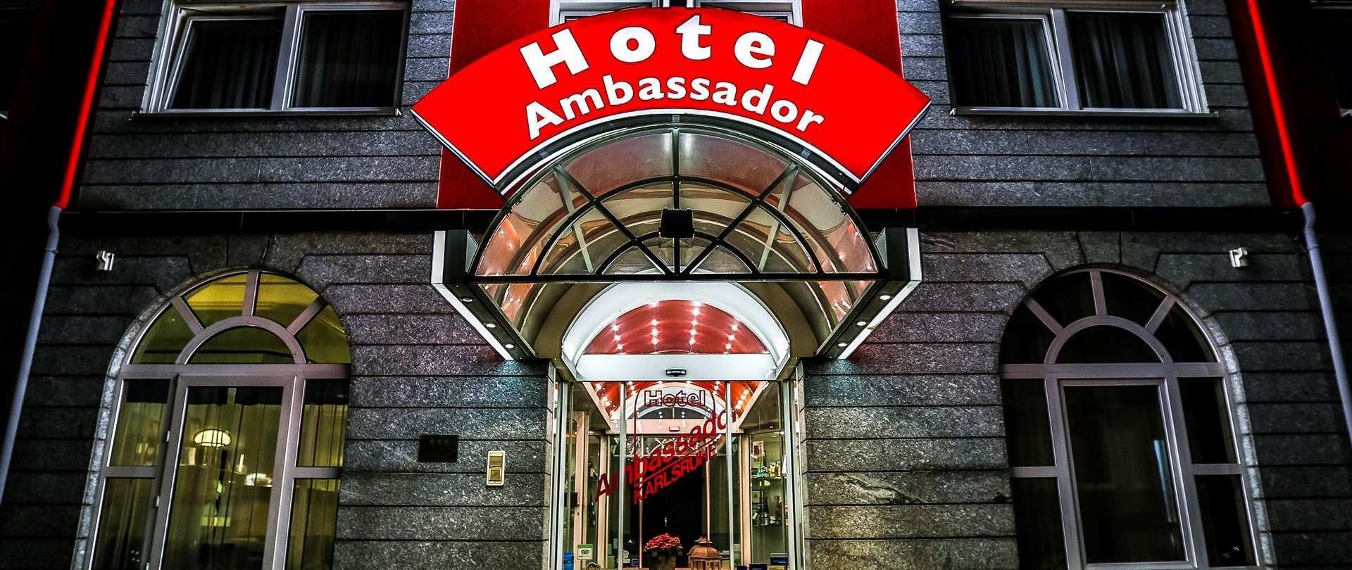 Ambassador Thecontinents Hotell Karlsruhe Exteriör bild